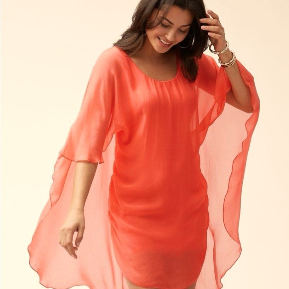 Tommy Bahama Chiffon Overlay Dress NWT - Picture 1 of 8